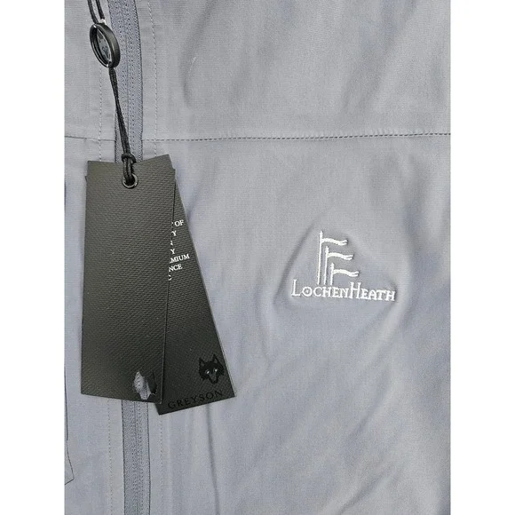Greyson Coywolf Sport Vest Mens Medium Shadow Grey LochenHeath Golf Full Zip NEW